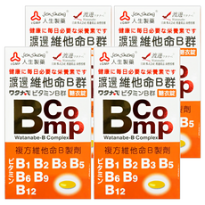 Jen Sheng 人生製藥 渡邊 維他命B群糖衣錠, 120顆, 2盒