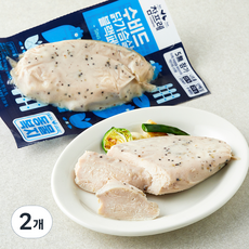 참프레 동물복지 인증 수비드 닭가슴살 블랙페퍼, 130g, 1개입, 2개
