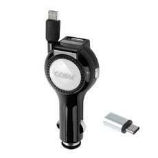 COSY 車用充電器, CGR1333AT, 黑色