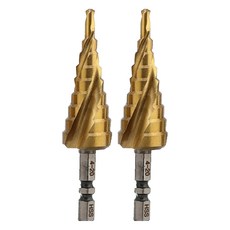 階梯鑽 3F 高速鋼 專業用 HSS 4-20mm, 2個