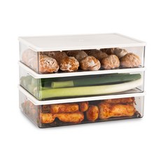 incoc 冰箱收納盒 L號 2650ml, 1個, 3個