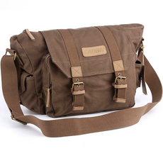 더이브닝 캔버스 카메라 방수 가방, 01 브라운, 1개