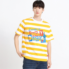 홀하우스 디즈니 앵그리 도날드덕 통기성 반팔 티셔츠