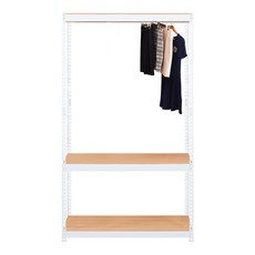 스피드랙 V2 3단 행거 + 봉, 화이트