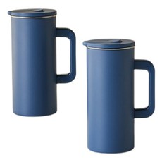 Modern House 不鏽鋼水瓶, 藍色, 1.5L, 2個
