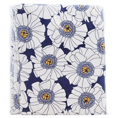 BED&DECO 牛津布 100%純棉, 110*180cm, 海軍藍雛菊款, 1條