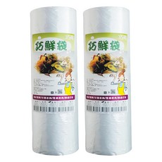 巧用 捲筒加厚型巧鮮袋 2斤 39 x 29cm 中(M) 食材保鮮收納衛生袋, 190張, 2捲