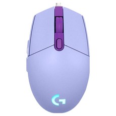 로지텍 2세대 LIGHTSYNC 게이밍 유선마우스, G102, 라일락 G102, 라일락