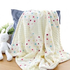 momster 繽紛時尚點點毯 嬰兒毯 寶寶毯 兒童毯 (1入), 點點, 75 x 75cm