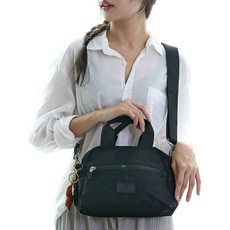 Lulubag 女用 Nadeurang 斜背包 + 配件, 黑色