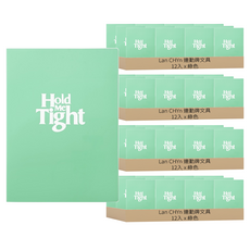 Lan CHYn 連勤牌文具 PP雙內袋文件套 12入, 綠色, 4袋