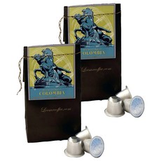 Leesarcoffee 哥倫比亞低咖啡因濃縮咖啡膠囊, 2個, 10入, 5.5g