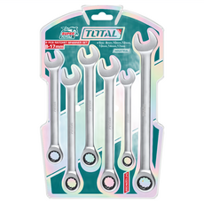TOTAL 道達爾 THT102RK566-6 件套棘輪扳手套裝, 1組