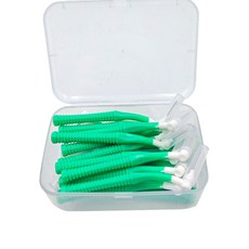 르메이스 L자형 컬러 치간칫솔 그린, 25개입, 1개