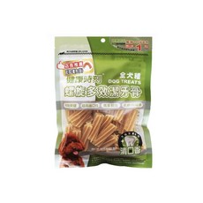 Chewy Time 健康時刻 全犬螺旋多效潔牙骨 多角螺旋形狀 可按摩牙齦 減少牙垢和乳酸形成 具高柔韌性安全易消化, 起司+雞肉, 310g, 1包