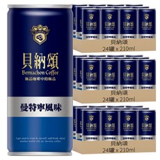 貝納頌 曼特寧咖啡, 210ml, 72罐