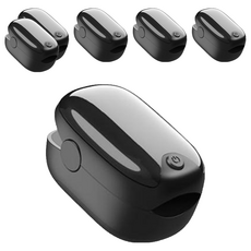 液晶指尖脈搏血氧機 (家用型), 黑色, 3.7cmX5.9cmX3.5cm, ABS材質, SH-81, 6台