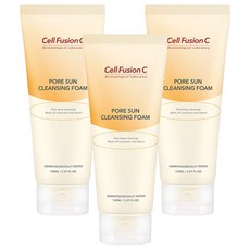 셀퓨전씨 포어 썬 클렌징 폼, 150ml, 3개