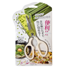 SHIMOMURA 下村 Fru-Veggie 擋板料理剪刀 66g, 1把, 綠色