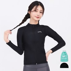 아쿠아티카 여성용 래쉬가드 집업 상의 AQAWJP23006
