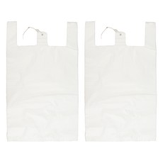 維羅納提手集市袋牛奶白色 100p, 36L, 2入