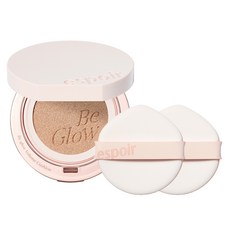 espoir 艾絲珀 Be Glow Volume晶鑽水光氣墊粉餅 13g+粉撲 2入組, 22 Petal, 1組