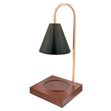 職日生 原木融蠟燈 定時款 35W 16x16x37cm 大理石底座, 胡木黑