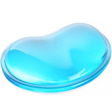 DM Jelly Deli 護腕滑鼠墊, 透明藍色, 1個