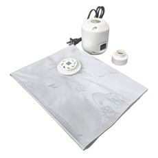 TAILI 太力 新一代免抽氣手壓真空收納壓縮袋組 特大立體 2個 + 中號立體 6個 + 電泵, 9個裝, 1組