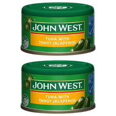 JOHN WEST 墨西哥辣椒風味鮪魚, 95g, 2罐