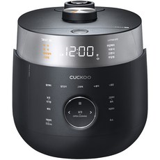 Cuckoo Twin Pressure Master Chef IH 電壓力鍋 10 人, CRP-LHTR1010FB, 黑色