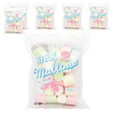 卜祥 香烤彩色棉花糖 可用於烤肉時增添趣味, 150g, 6包