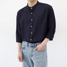 해리슨 차이나 린넨 통기성 7부셔츠 TBC1004