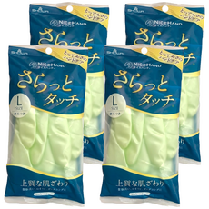 SHOWA 指尖加厚珠光乳膠手套, 4雙