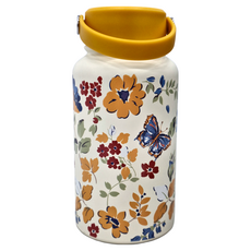 高質感手提式水壺-650ML 304不鏽鋼 耐酸鹼飲水, 象牙白E1款, 1個