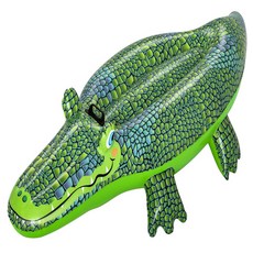 Bestway 孩童鱷魚造型充氣座椅, 1入, 綠色