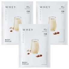 BODY GOALS 水解乳清蛋白Pro 花生牛奶, 3包, 40g