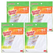 3M Scotch-Brite 百利 棉質抹布Plus 30*30cm 1條, 4個