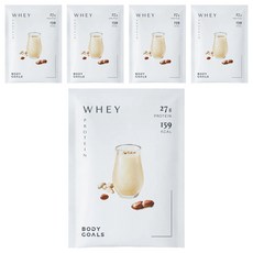 BODY GOALS 水解乳清蛋白Pro 花生牛奶, 5包, 40g