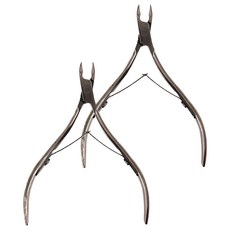 SC優選 不銹鋼美甲死皮鉗 - 銀色, 2支