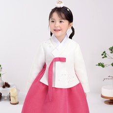 YegaHanbok 女童用絲綢之翼韓服套裝 7068