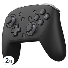 DOBE 닌텐도 스위치2 DOBE 프로콘2 실리콘 케이스, 2개, 블랙, TNS-5178