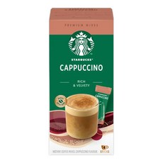 STARBUCKS 星巴克 特選系列 卡布奇諾咖啡, 18g, 4個, 1盒