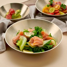 Obooja 韓國產有機黃銅沙拉碗3號, 單一顏色, 1個