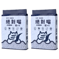 Mao One 毛萬 絕對喵豆腐砂 碳大吉, 2.5KG, 天然豆腐砂, 2包