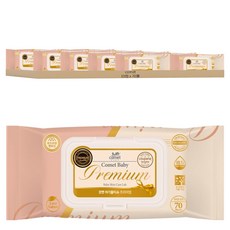 comet Premium系列 嬰幼兒壓紋濕紙巾 掀蓋式 加厚型, 70張, 10包