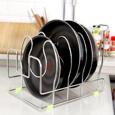 spiell 平底鍋整理架, 單一顏色, 4層