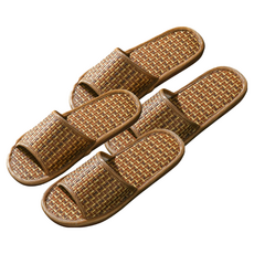 Edelin 涼爽藤編室內拖鞋, 米色, 2個