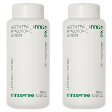INNISFREE 綠茶玻尿酸保濕調理乳, 170ml, 2瓶