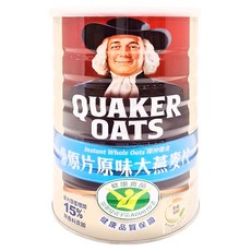 QUAKER 桂格 原片原味大燕麥片, 800g, 1罐